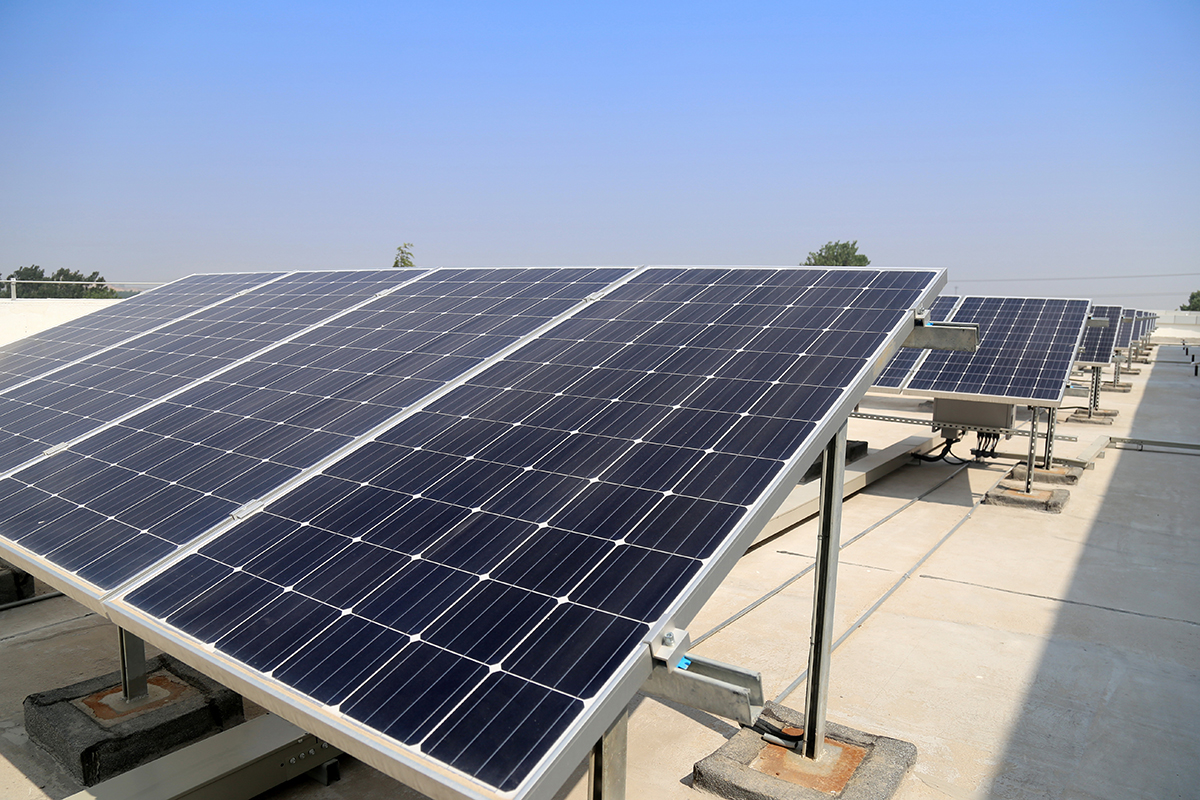 Commercial solar application